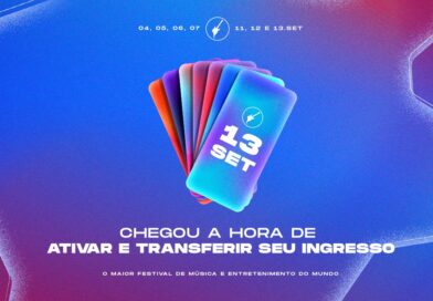 Como ativar e transferir o seu ingresso digital do Rock in Rio